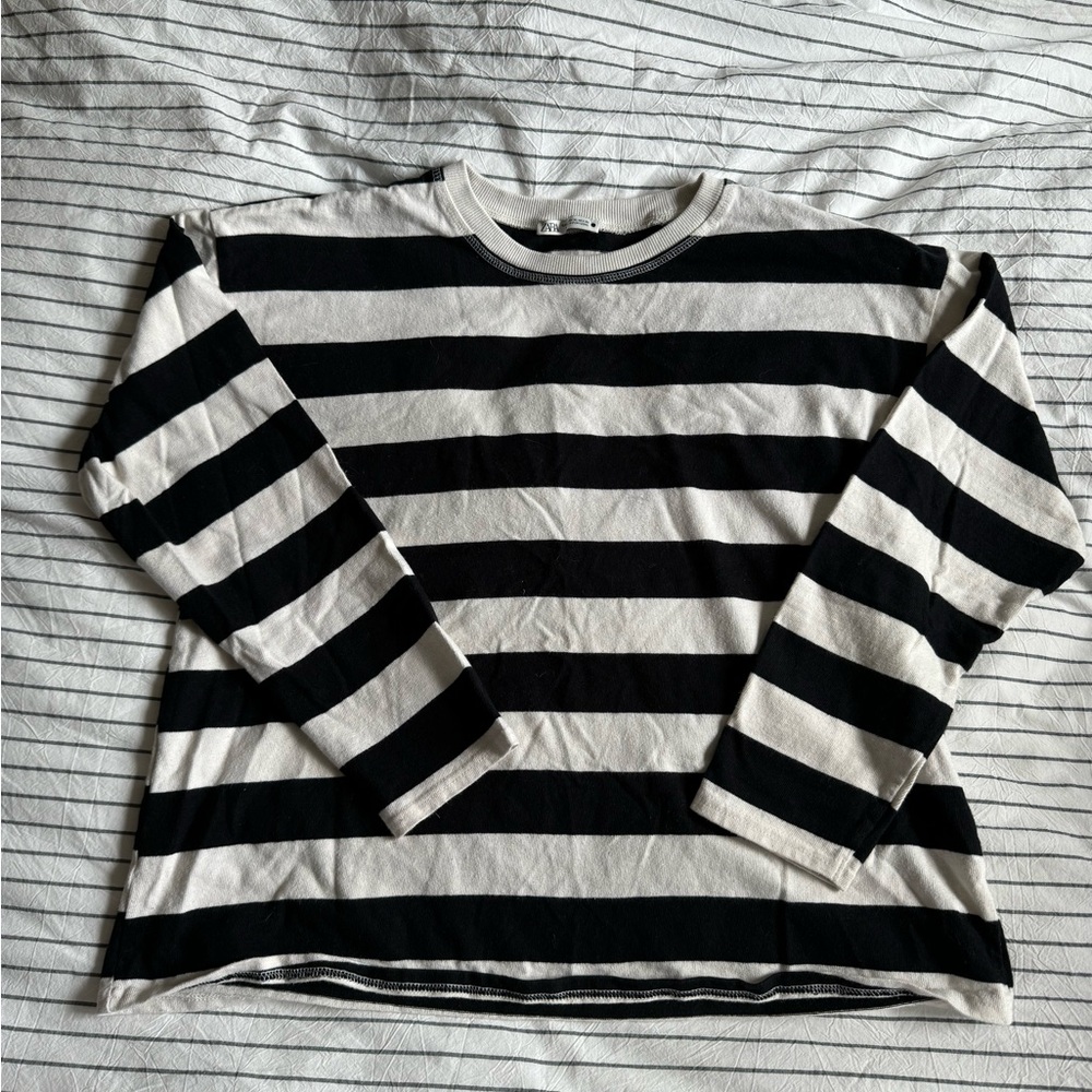 Zara Long sleeve striped shirt